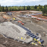 Large-scale Stormwater Chamber System in Frederickson, Washington